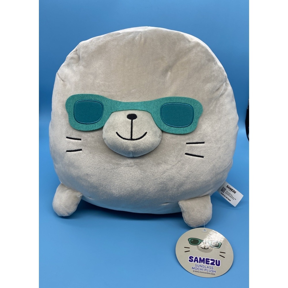 SAMEZU Pastel YUMMY Seal Pink Plush / Limited Edition/ Kawaii /13" New With Tags